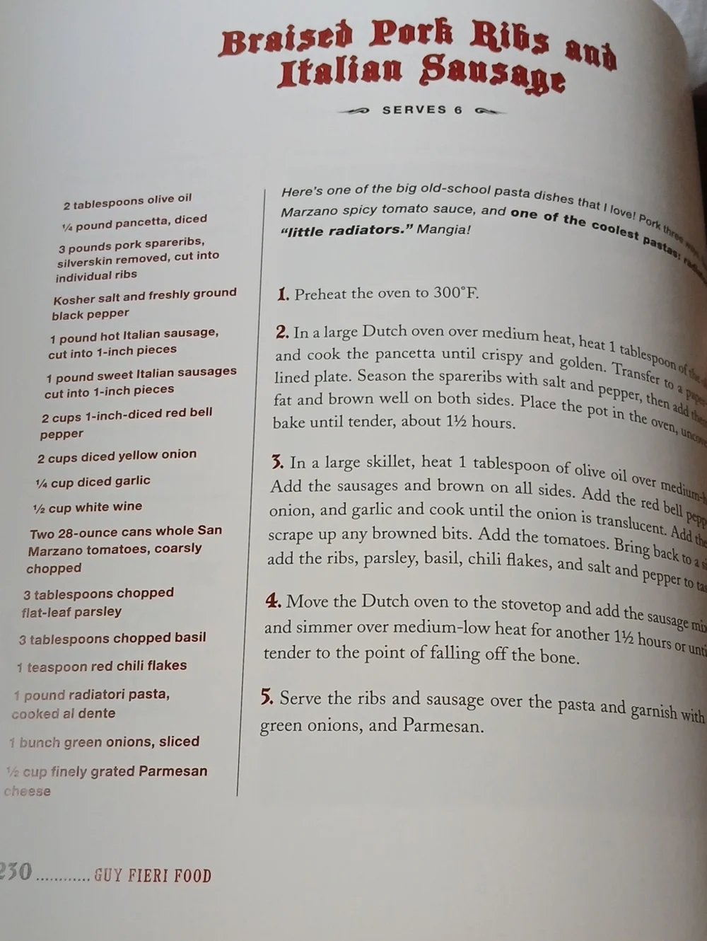 Guy Fieri Food Cookbook